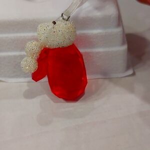 Swarovski 2011 Crystal SANTA'S MITTEN Christmas Ornament